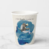 Eine kleine Dragon Babydusche Pappbecher (Rückseite)