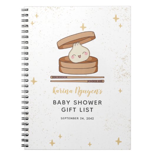 Eine kleine duftende Babydusche-Geschenkliste Notizblock (Vorderseite)