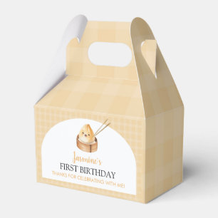Eine kleine Dumpling 1. Geburtstag Gastgeschenk Bo Geschenkschachtel