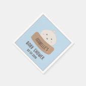 Eine kleine Dusche ist unterwegs Serviette (Ecke)