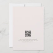 Eine kleine, elegante Arch Baby Dusche Einladung (Rückseite)