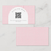 Eine kleine Entenküken ist auf dem Weg Bow Baby Sh Begleitkarte (Vorne/Hinten)