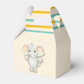 Eine kleine Erdnuss ist auf dem Weg Elefantenbaby Geschenkschachtel (Rückseite)