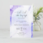 Eine kleine Erfrischung mit einer kleinen Dusche f Einladung (Stehend Vorderseite)