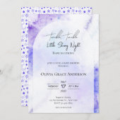 Eine kleine Erfrischung mit einer kleinen Dusche f Einladung (Vorne/Hinten)