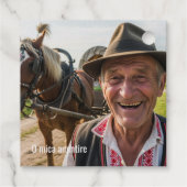 eine kleine Erinnerung Geschenkanhänger (Rückseite)