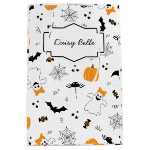 Eine kleine Eule kommt bald Halloween-Baby-Party Mittlere Geschenktüte