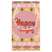 Eine kleine Extravagante Erntedank-Papiergeschenkt Geschenktüte (Rückseite)