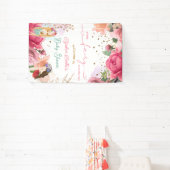 Eine kleine Fee ist auf dem Weg zur Kinderdusche. Banner (InSitu)