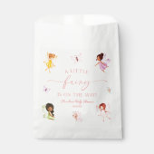Eine kleine Fee ist unterwegs! Babyparty Geschenktütchen (Vorderseite)