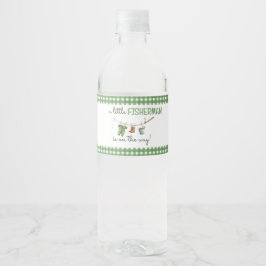 Eine Kleine Fischer-Baby-Party  Wasserflaschenetikett