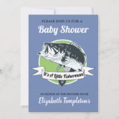 Eine kleine Fischerjungdusche Einladung (Vorderseite)