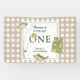 Eine kleine Fischerman Birthday Party Banner