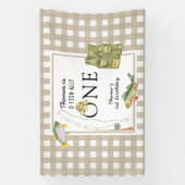 Eine kleine Fischerman Birthday Party Banner (Vertikal)