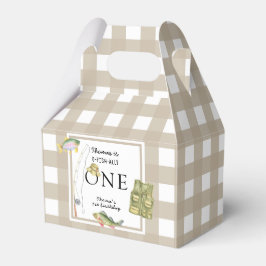 Eine kleine Fischerman Birthday Party Geschenkschachtel