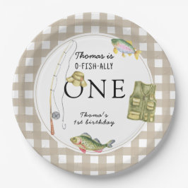 Eine kleine Fischerman Birthday Party Pappteller