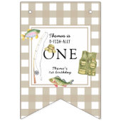 Eine kleine Fischerman Birthday Party Wimpelkette (Zweite Fahne)