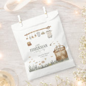 Eine kleine Fisherman Watercolor Babydusche Geschenktütchen (Ausgeschnitten)