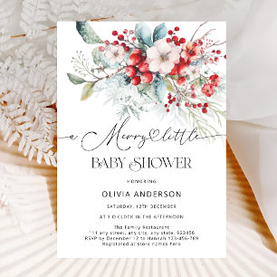 Eine kleine, frostige Blütendusche Einladung