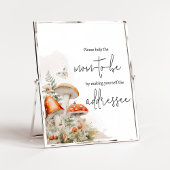 Eine kleine Fungi-verzauberte Mushroom-Umschlagsta Poster