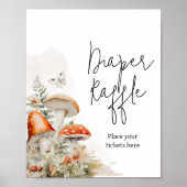 Eine kleine Fungi-verzauberte Mushroom-Windel-Raff Poster (Vorne)