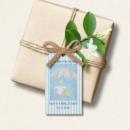 Eine kleine Gans ist auf dem Weg Storybook Baby Du Geschenkanhänger