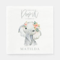 eine kleine Geburtstagsparty mit süßem Erdnusselef