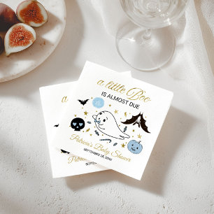 Eine kleine Geist ist fällig Halloween-Baby-Party Serviette