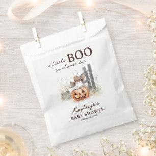 Eine kleine Geist ist fällig Western Halloween Bab Geschenktütchen