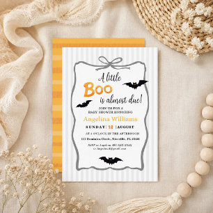Eine kleine Geist ist fast fällig Halloween-Baby-P Einladung