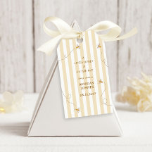 Eine kleine gelbe Biene Baby Shower