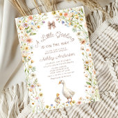 Eine kleine Gosling Boho Babydusche Einladung