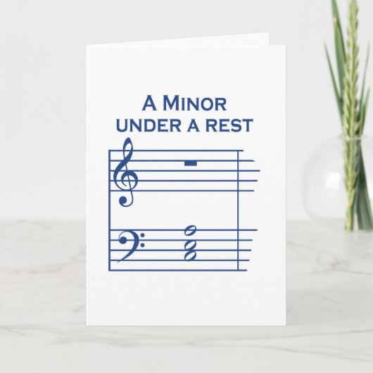 Eine kleine Grußkarte Karte (Vorderseite)