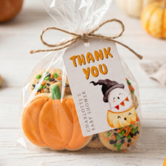Eine kleine Halloween-Baby-Party für Boo Geschenkanhänger