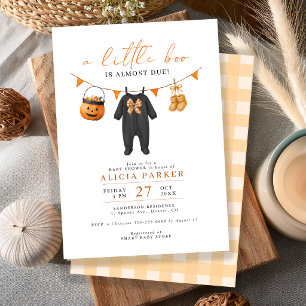 Eine kleine Halloween-Baby-Party für ein kleines G Einladung