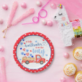 Eine kleine HeartBreaker-Babydusche Pappteller (Party)