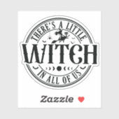 Eine kleine Hexe in uns allen Vinyl Sticker (Blatt)