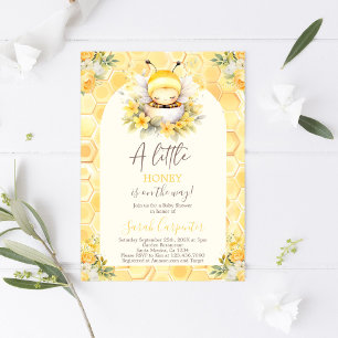 Eine kleine Honey Baby Dusche Einladung