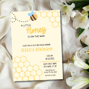 Eine kleine Honey Baby Dusche Einladung