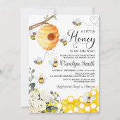 Eine kleine Honey Bee Baby Dusche Einladung (Vorderseite)