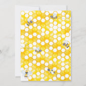 Eine kleine Honey Bee Baby Dusche Einladung (Rückseite)