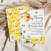 Eine kleine Honey Bee Baby Dusche Einladung
