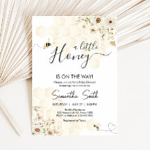 Eine kleine Honey Bee Baby Dusche