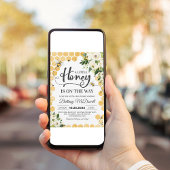 Eine kleine Honey Bee Baby Dusche Einladung