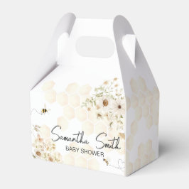 Eine kleine Honey Bee Baby Dusche Geschenkschachtel