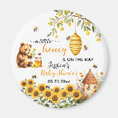 Eine kleine Honey Bee Baby Dusche Magnet (Vorne)