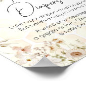 Eine kleine Honey Bee Baby Dusche Spät Nachttauche Poster (Ecke)