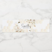 Eine kleine Honey Bee Baby Dusche Wasserflaschenetikett (Einzelnes Label)