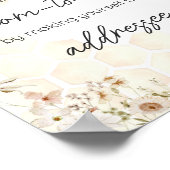 Eine kleine Honey Bee Baby Duschkabine Poster (Ecke)