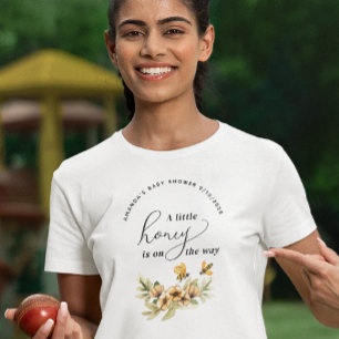 Eine kleine Honigbiene Baby Shower T-Shirt